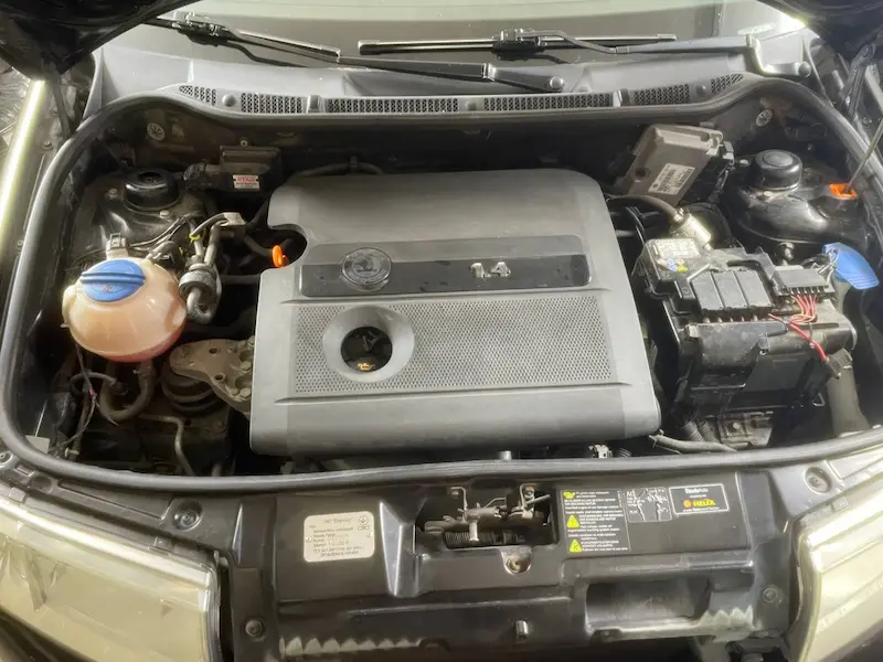 Встановлення ГБО на Skoda Fabia у Запоріжжі під капотом